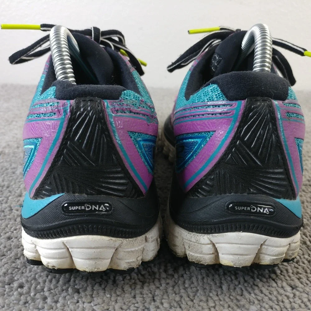 Brooks Glycerin 12 Womens Size 9.5 Running Shoes Purple Blue 1201121B761